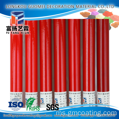 Red Matt Aluminium Profil Powder Coating Powder